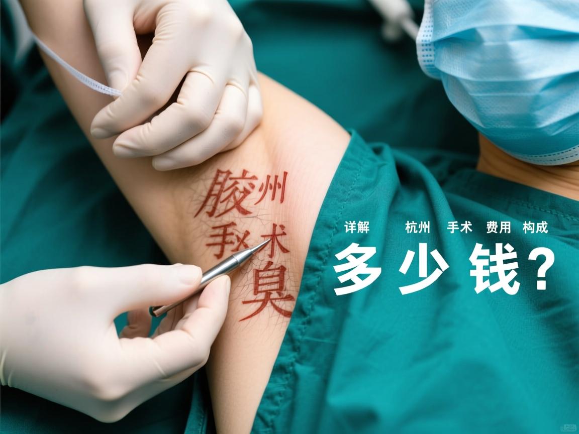 杭州腋臭手术多少钱？详解杭州腋臭手术费用构成