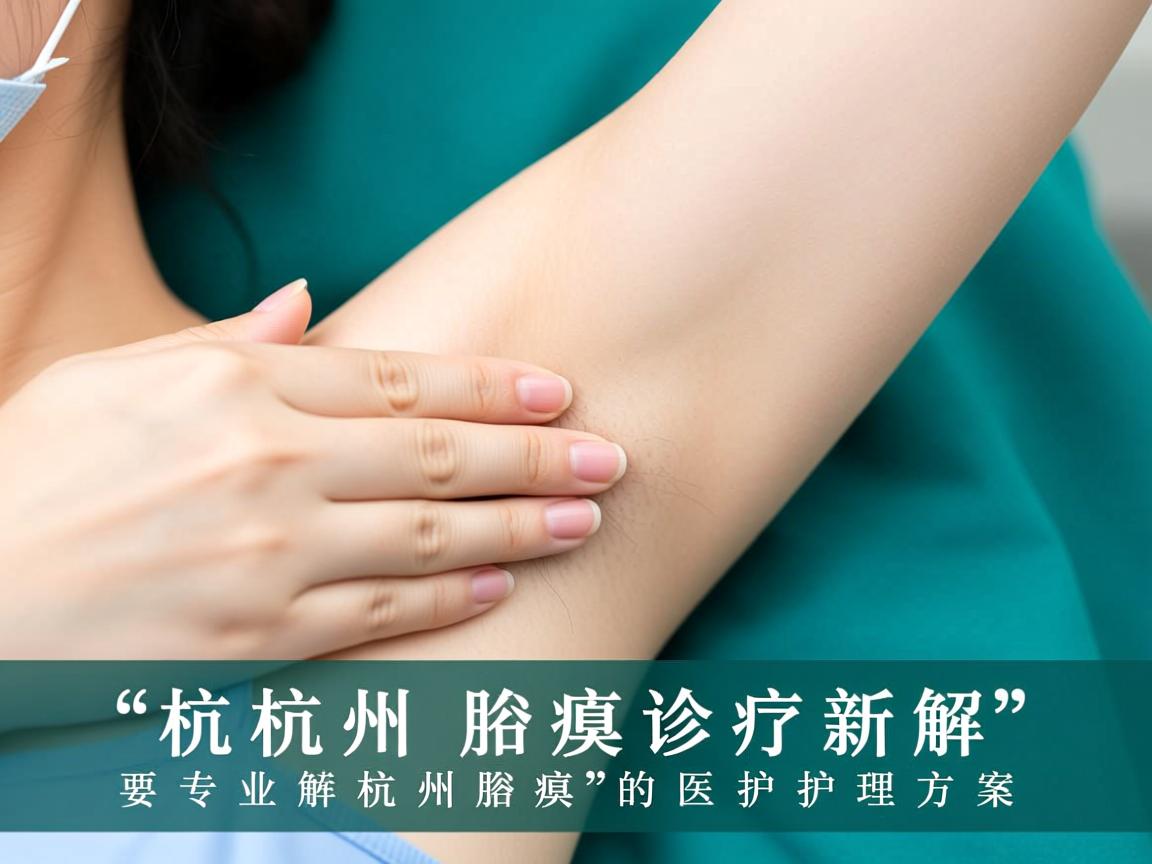 杭州腋臭诊疗新解，专业解析杭州腋臭的医疗护理方案