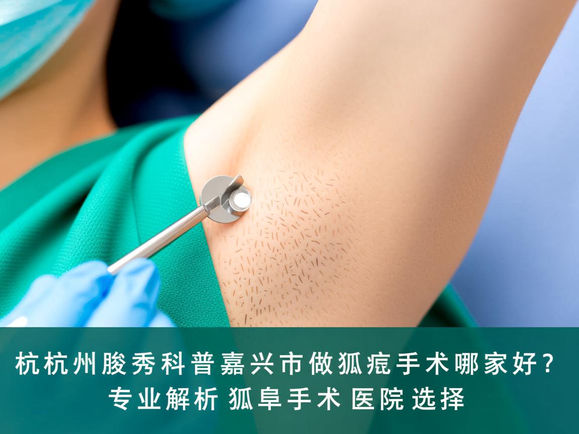 杭州腋秀科普，嘉兴市做狐臭手术哪家好？专业解析狐臭手术医院选择