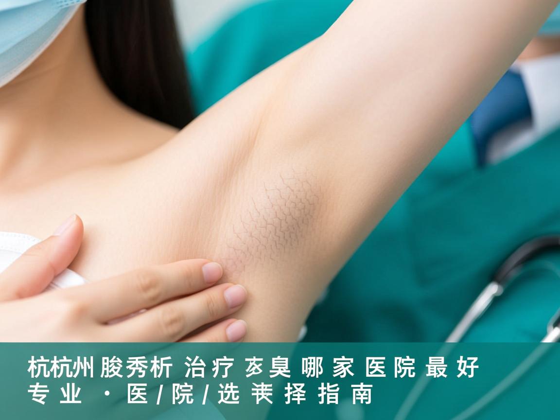 杭州腋秀解析，杭州治疗腋臭哪家医院最好，专业医院选择指南