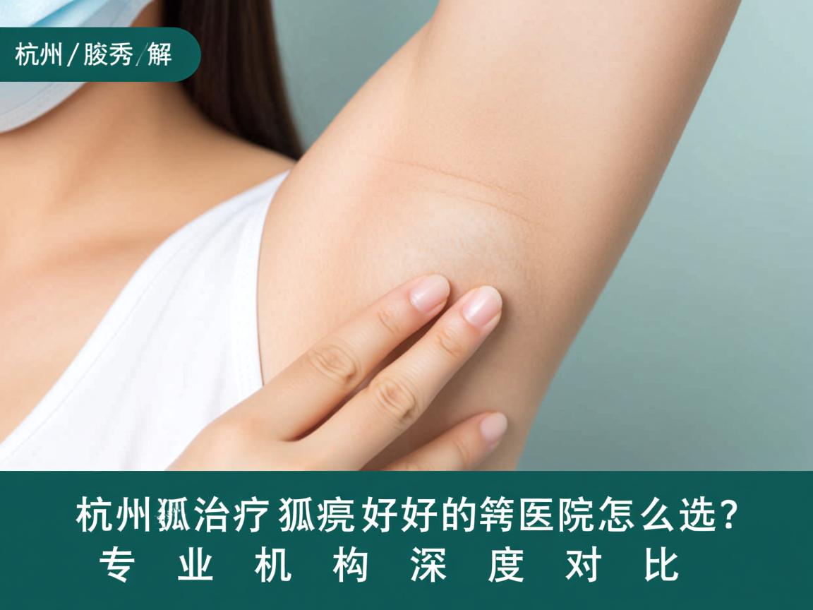 杭州腋秀解析，杭州治疗狐臭好的医院怎么选？专业机构深度对比