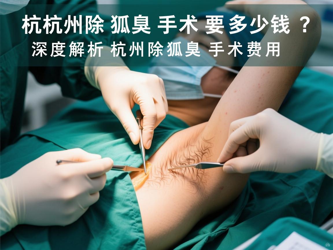 杭州除狐臭手术要多少钱？深度解析杭州除狐臭手术费用