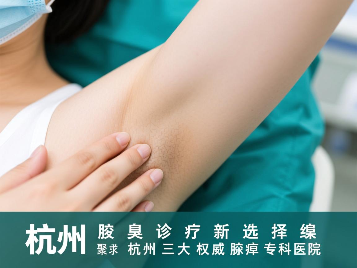 杭州腋臭诊疗新选择，聚焦杭州三大权威腋臭专科医院