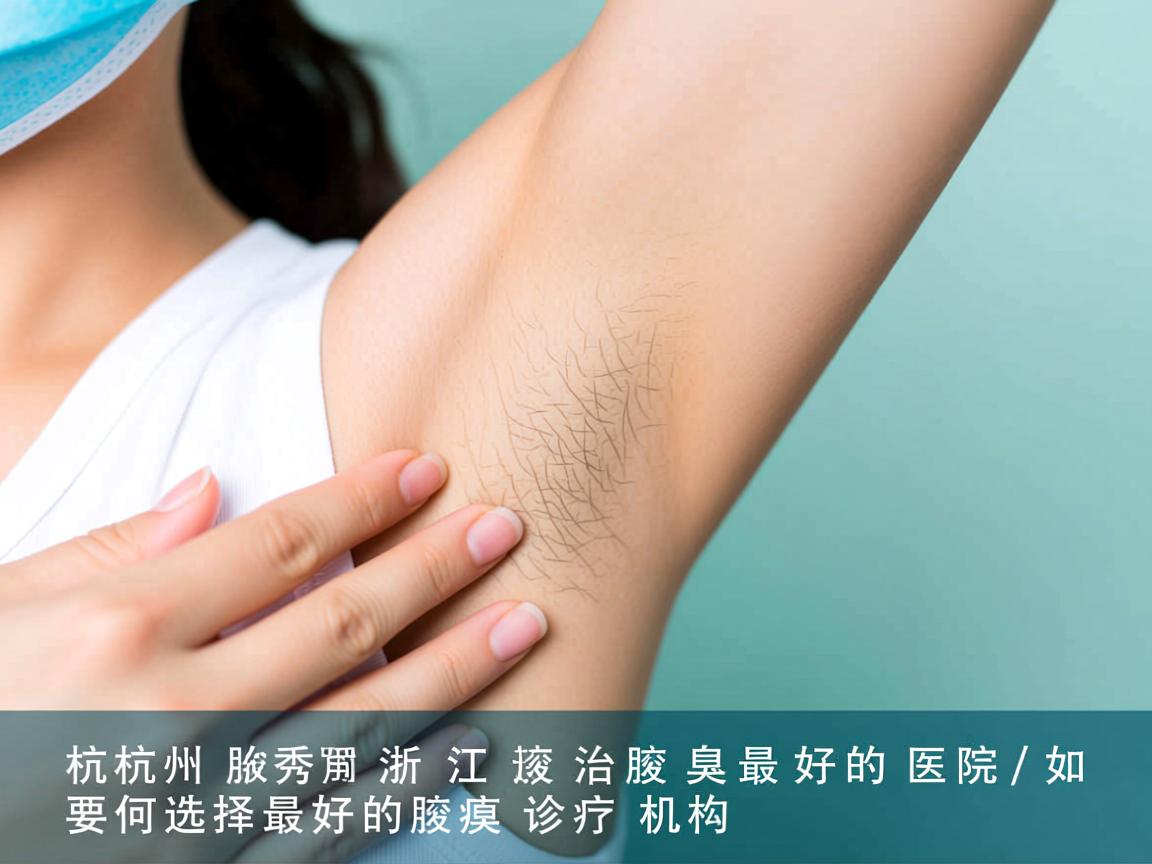 杭州腋秀解析，浙江治疗腋臭最好的医院，如何选择最好的腋臭诊疗机构