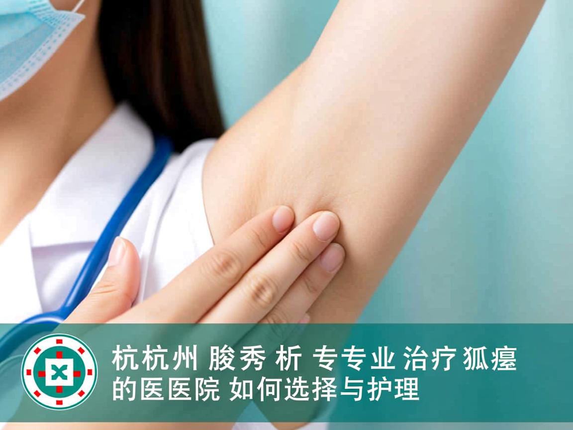 杭州腋秀解析，杭州专业治疗狐臭的医院如何选择与护理