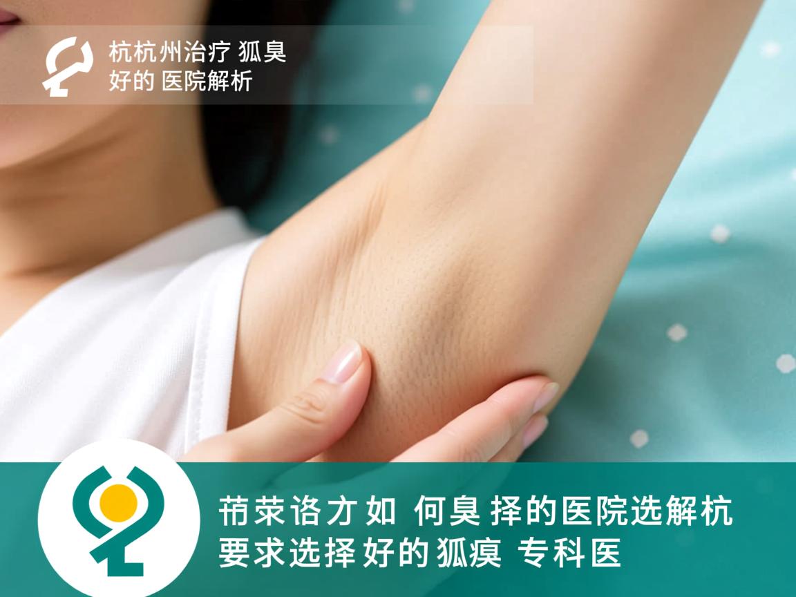 杭州治疗狐臭好的医院解析，如何选择好的狐臭专科医院