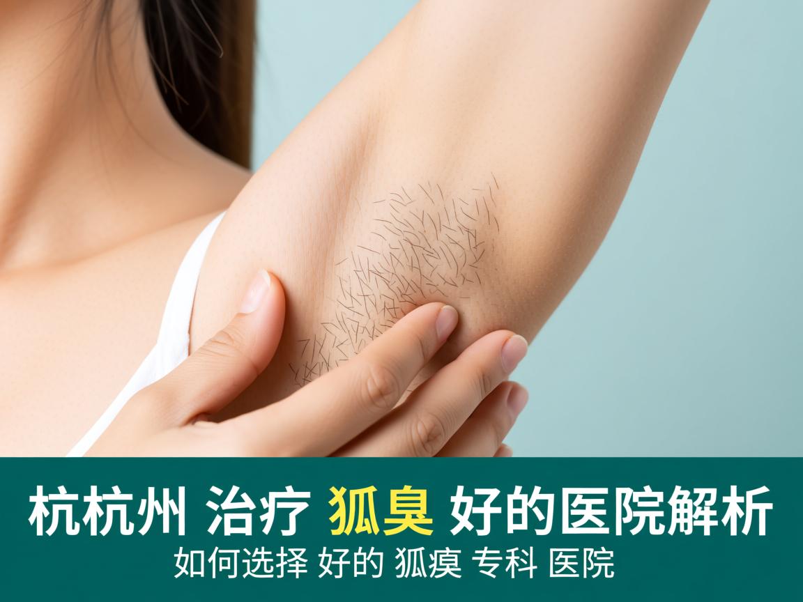 杭州治疗狐臭好的医院解析，如何选择好的狐臭专科医院