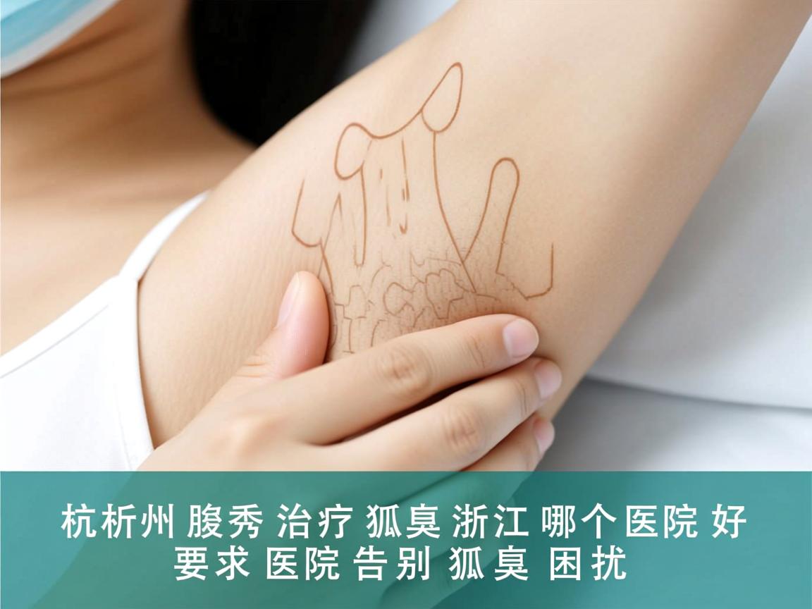 杭州腋秀解析，治疗狐臭浙江哪个医院好，选对医院告别狐臭困扰