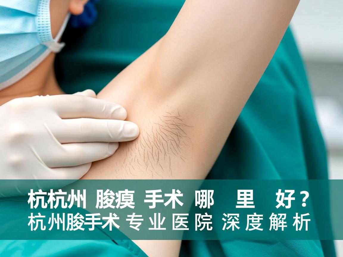 杭州腋臭手术哪里好？杭州腋臭手术专业医院深度解析