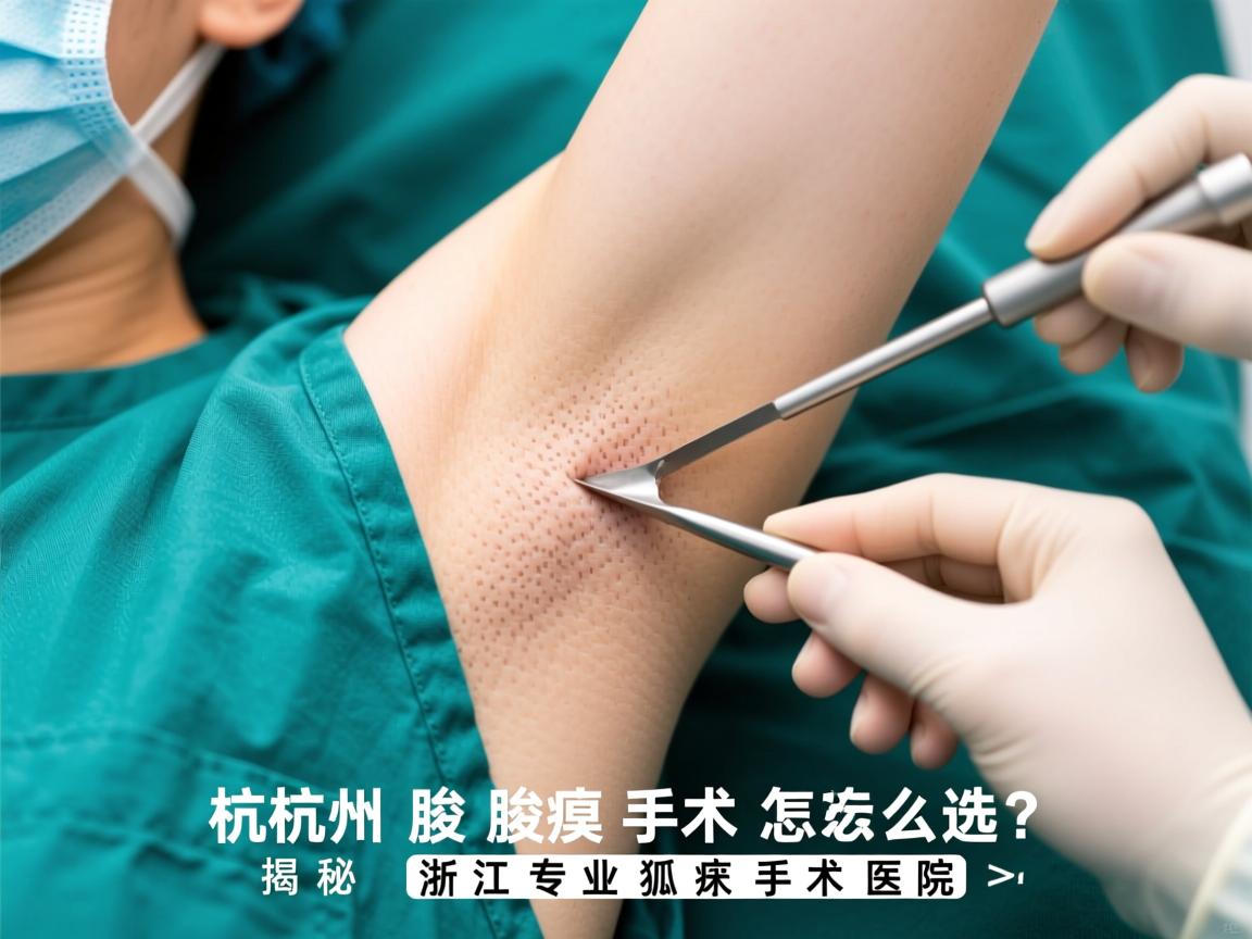 杭州腋臭手术怎么选？揭秘浙江专业狐臭手术医院