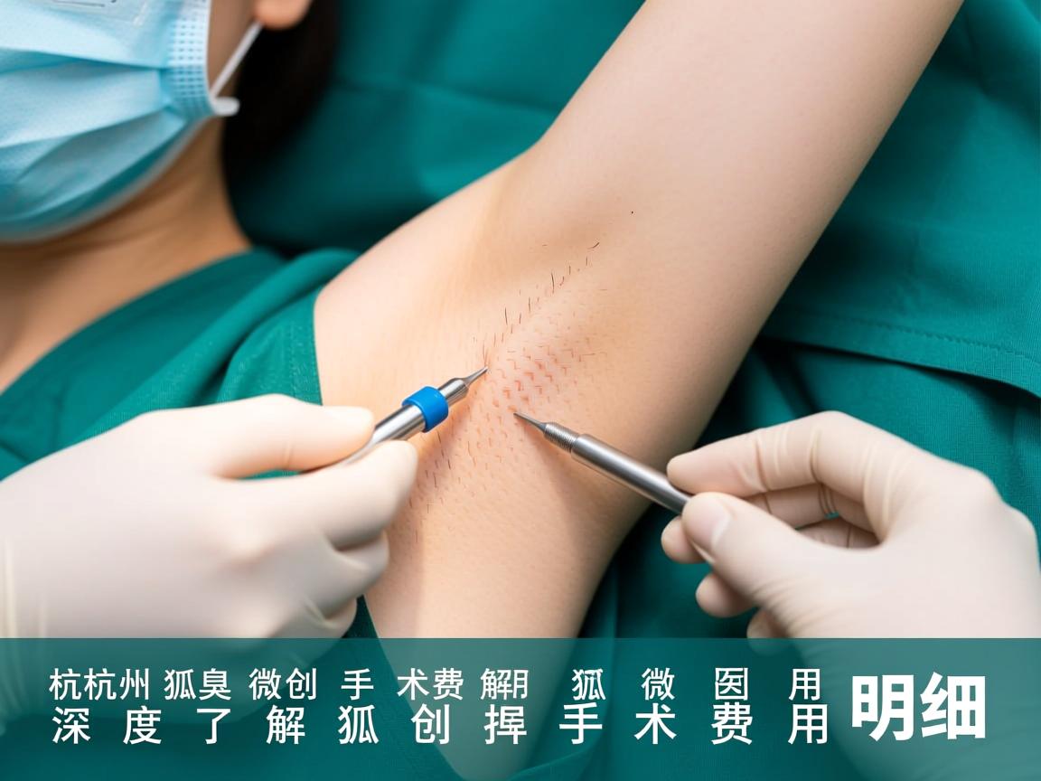 杭州狐臭微创手术费用解析，深度了解狐臭微创手术费用明细