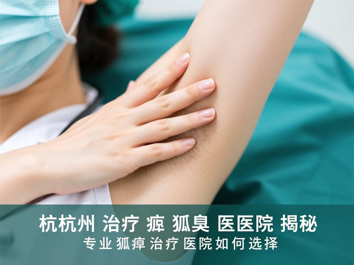 杭州治疗狐臭医院揭秘，专业狐臭治疗医院如何选择