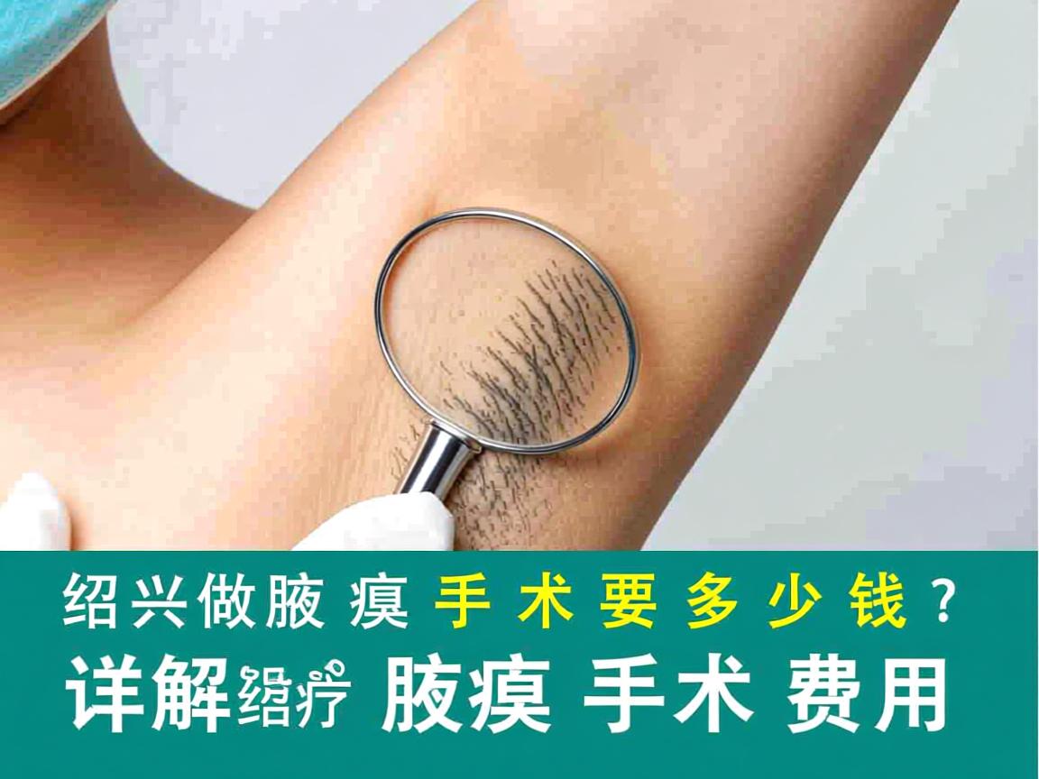 在绍兴做腋臭手术要多少钱？详解绍兴腋臭手术费用