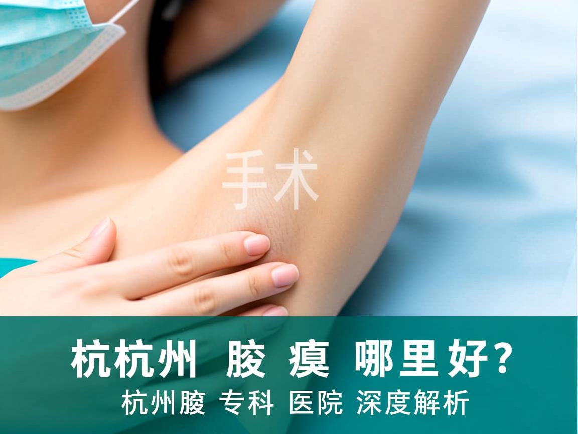 杭州腋臭手术哪里好？杭州腋臭专科医院深度解析