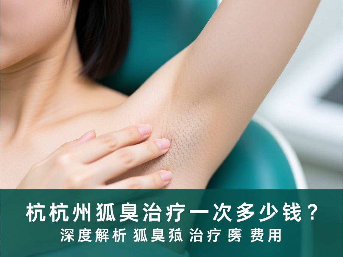 杭州狐臭治疗一次多少钱？深度解析狐臭治疗费用