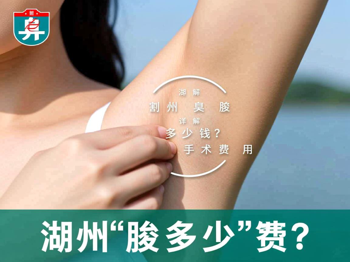 湖州割腋臭要多少钱？详解湖州腋臭手术费用构成
