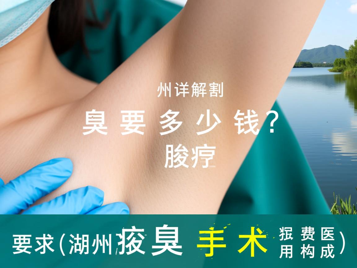 湖州割腋臭要多少钱？详解湖州腋臭手术费用构成