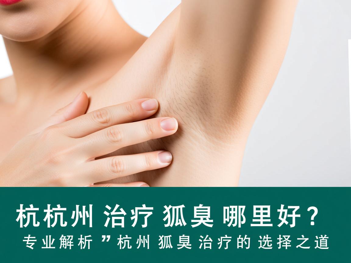 杭州治疗狐臭哪里好？专业解析杭州狐臭治疗的选择之道
