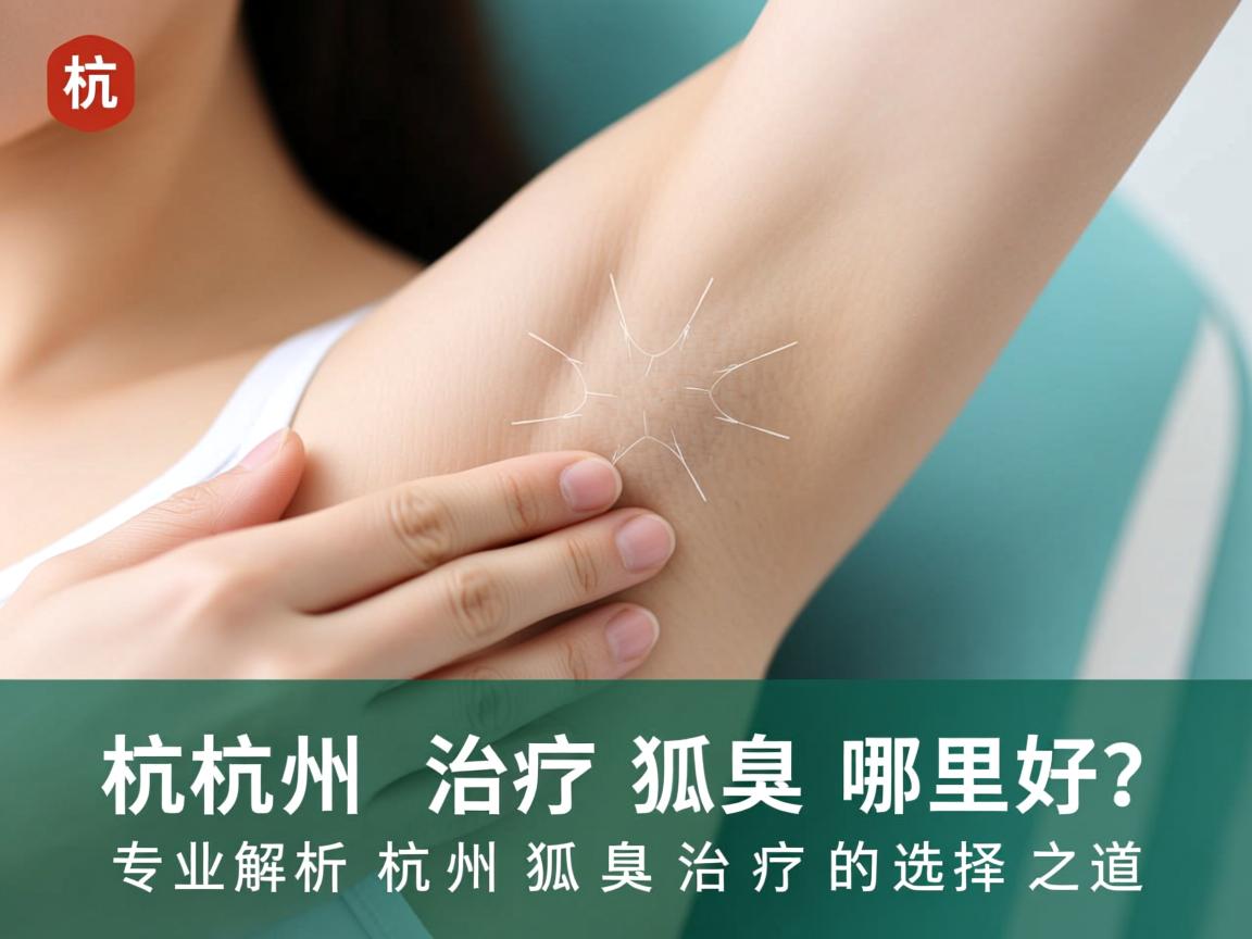杭州治疗狐臭哪里好？专业解析杭州狐臭治疗的选择之道