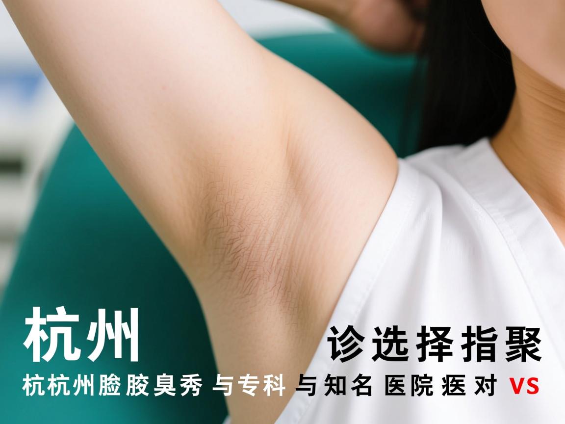 杭州腋臭诊疗选择指南，聚焦杭州腋秀专科与知名医院对比