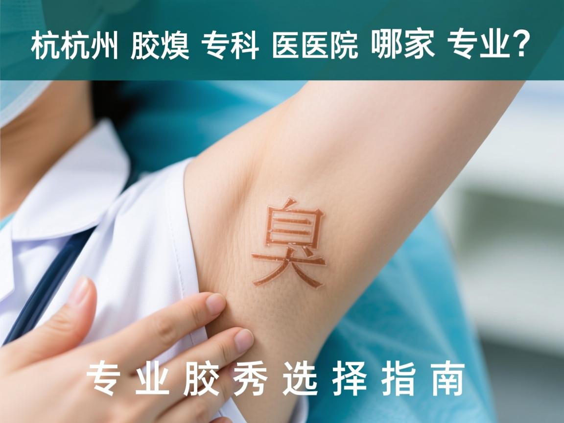 杭州腋臭专科医院哪家专业？专业腋秀选择指南