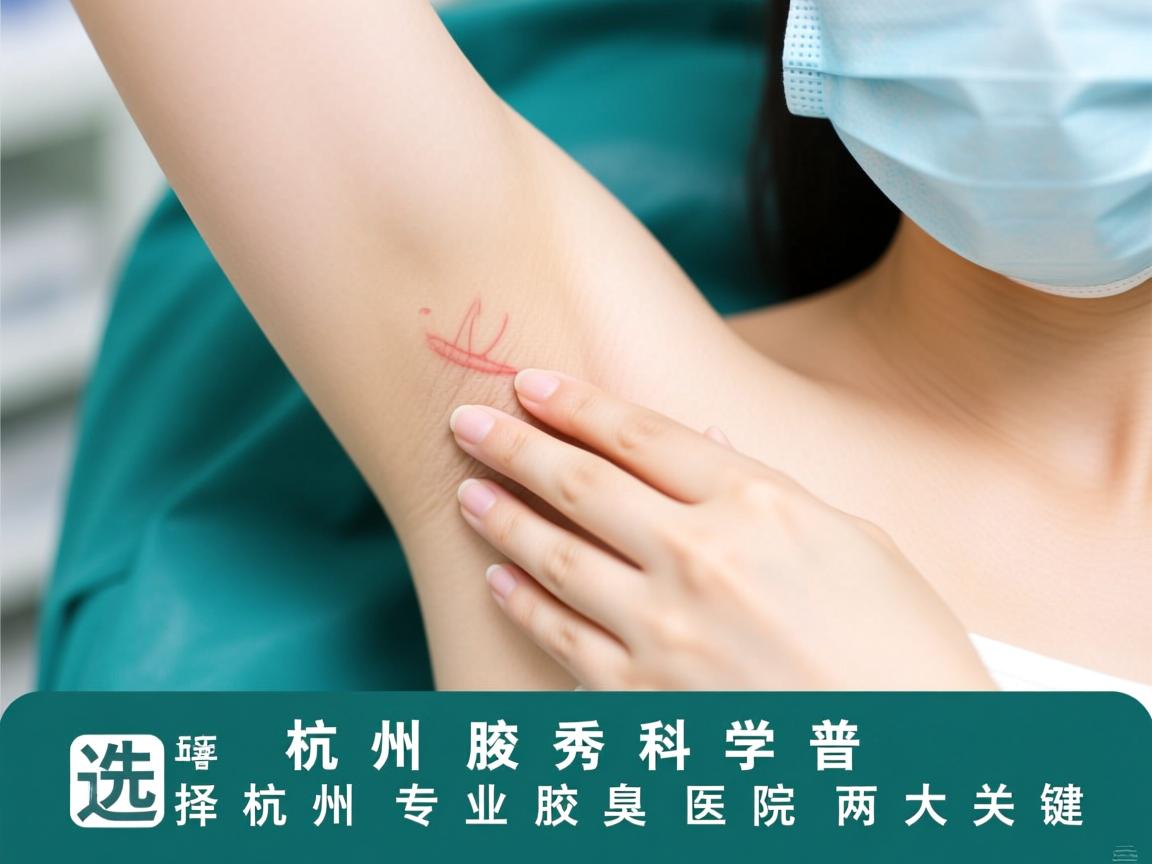 杭州腋秀科普，选择杭州专业腋臭医院的两大关键