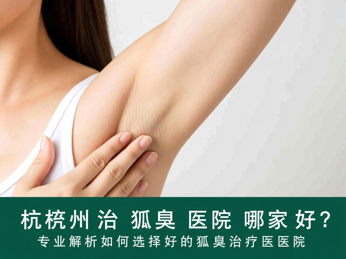 杭州治狐臭医院哪家好？专业解析如何选择好的狐臭治疗医院