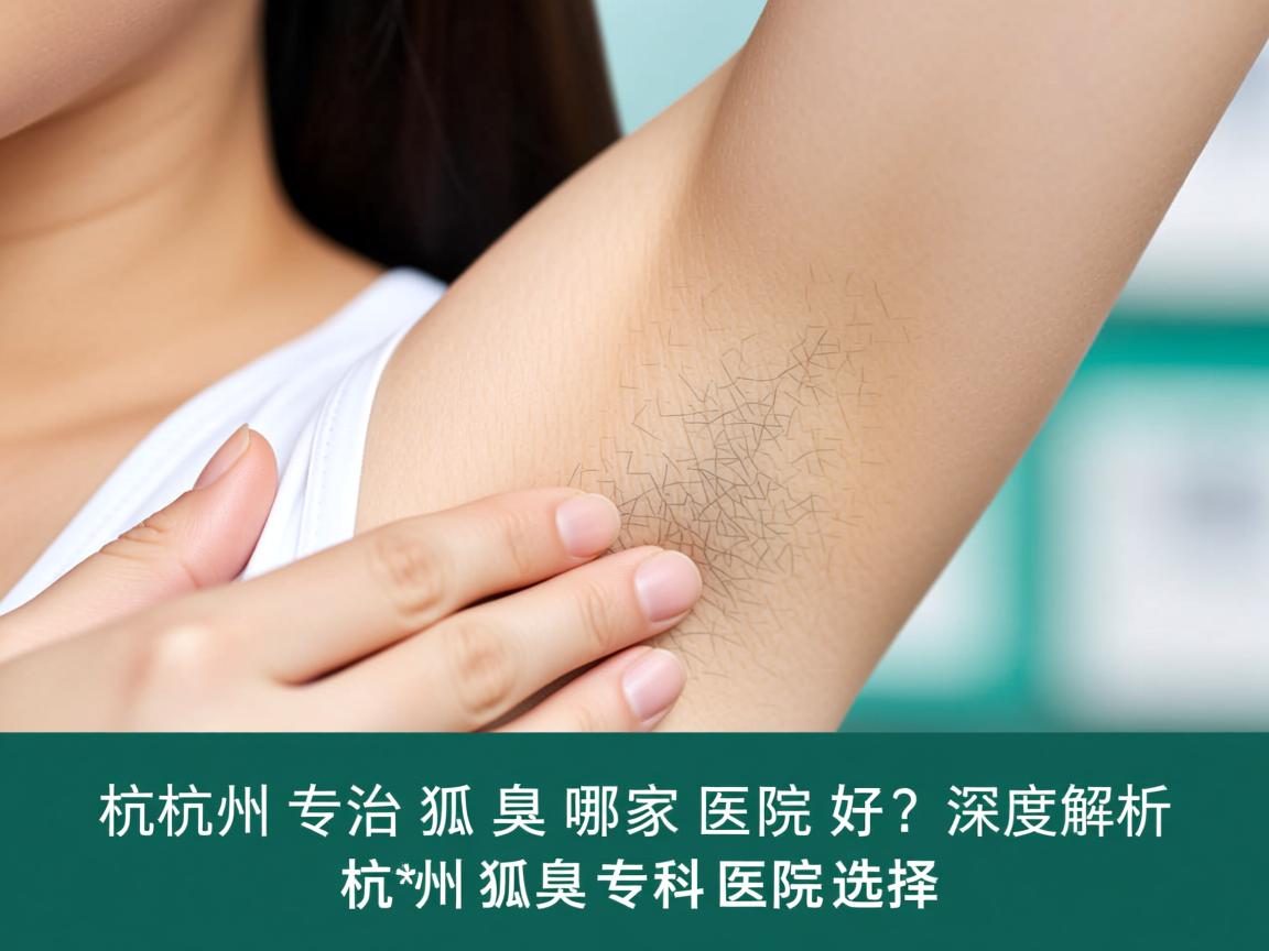 杭州专治狐臭哪家医院好？深度解析杭州狐臭专科医院选择
