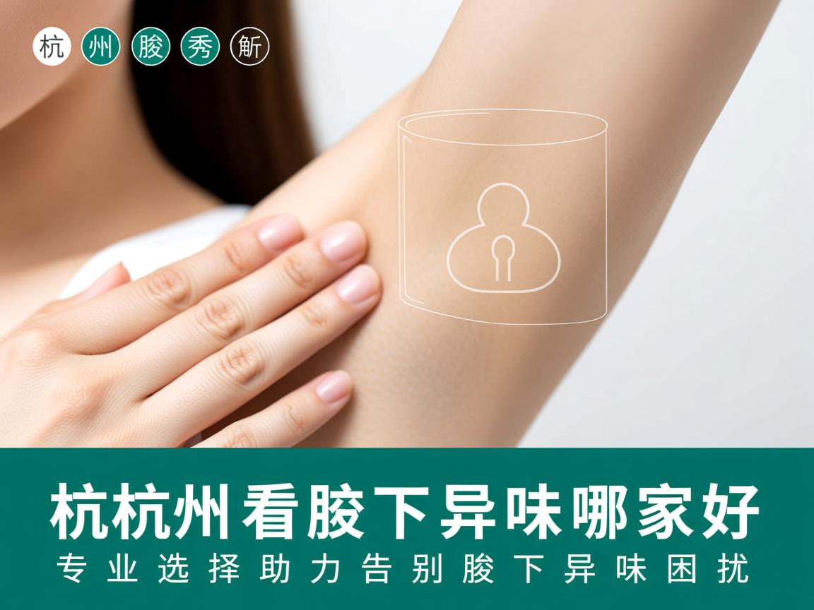 杭州腋秀解析，杭州看腋下异味哪家好，专业选择助力告别腋下异味困扰