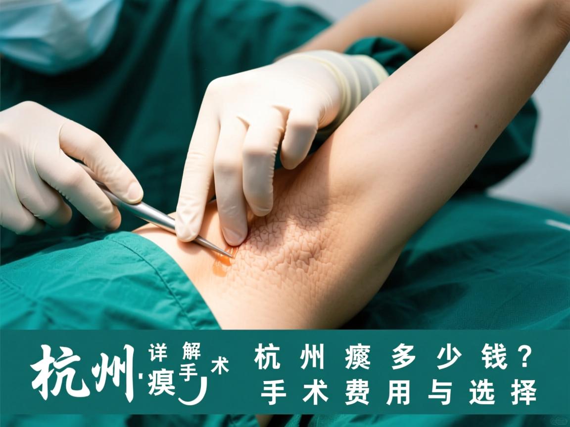 杭州腋臭手术多少钱？详解杭州腋臭手术费用与选择