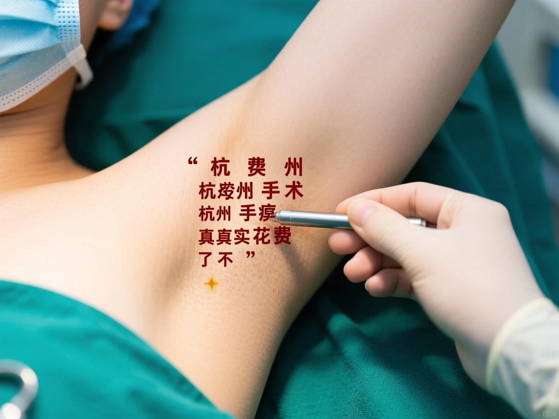 杭州腋臭手术费用解析，了解杭州腋臭手术的真实花费
