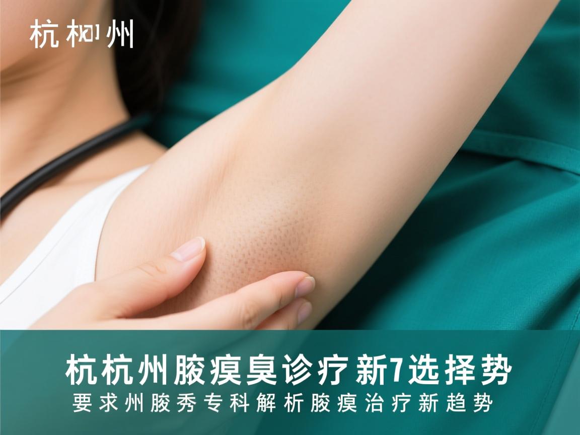 杭州腋臭诊疗新选择，杭州腋秀专科解析腋臭治疗新趋势