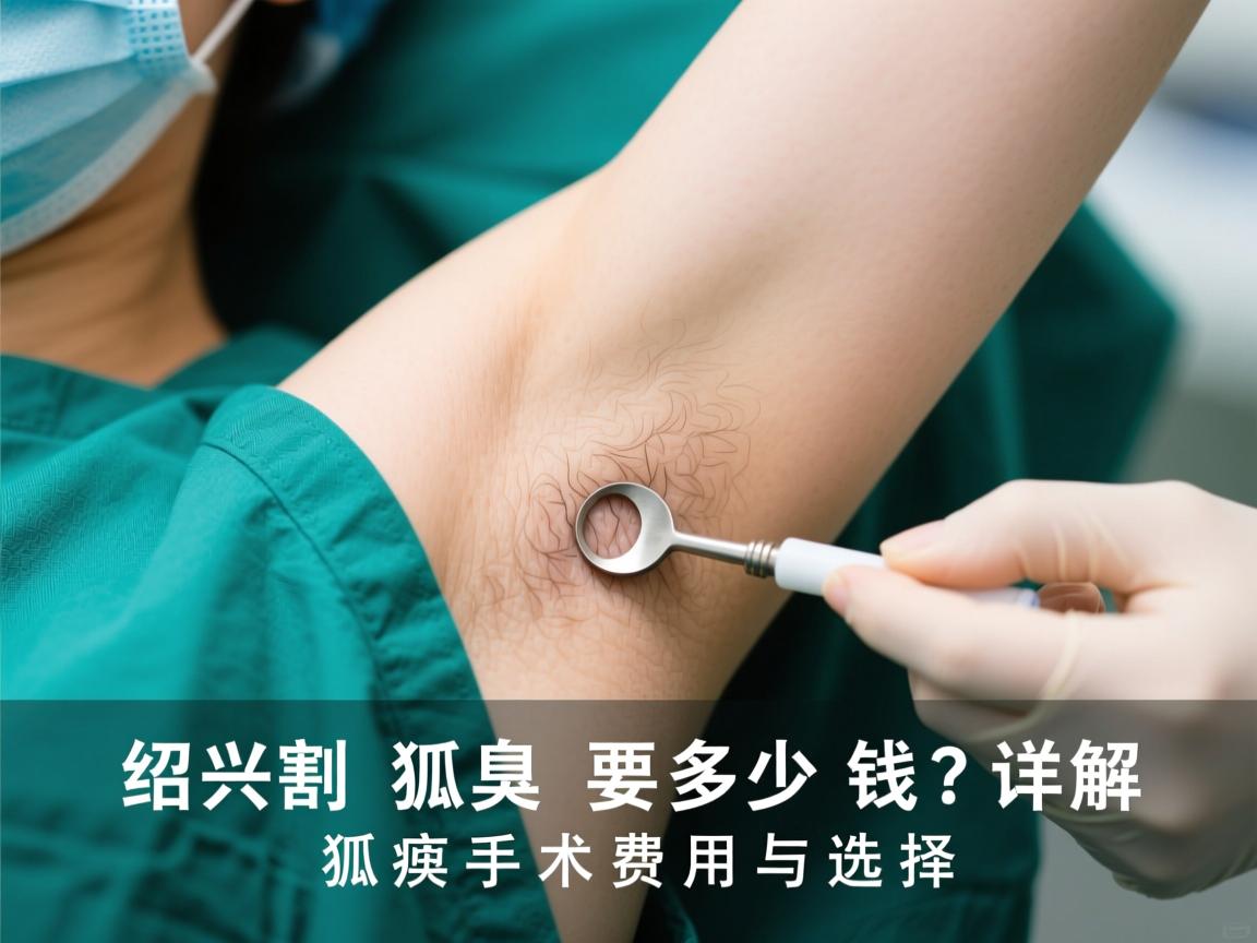 绍兴割狐臭要多少钱？详解狐臭手术费用与选择