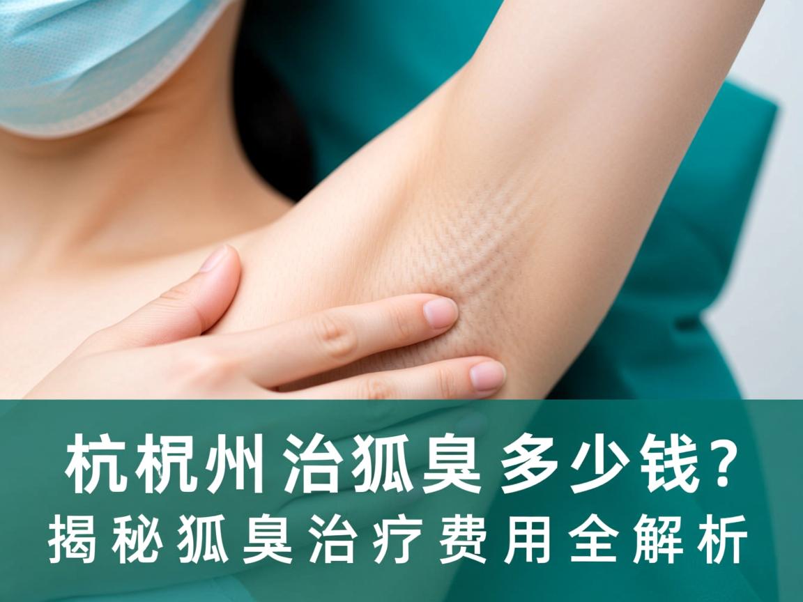 杭州治狐臭得多少钱？揭秘狐臭治疗费用全解析