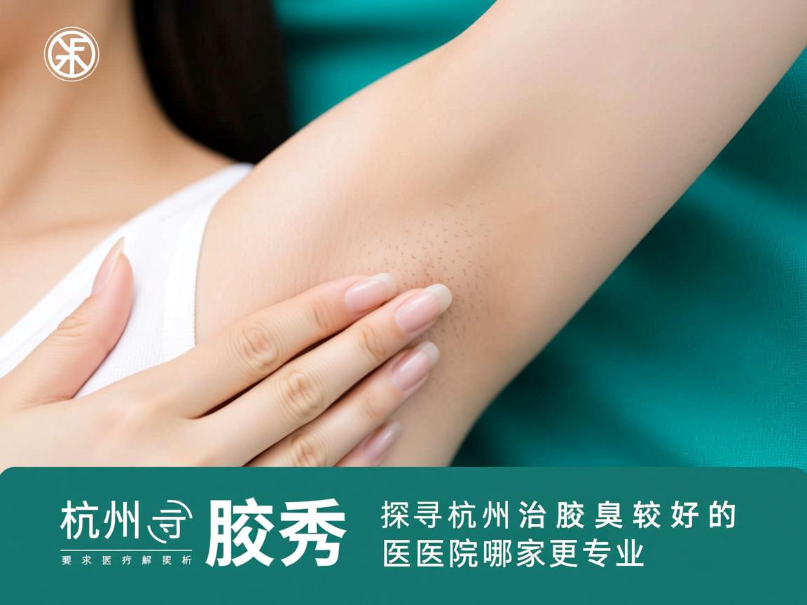 杭州腋秀解析，探寻杭州治腋臭较好的医院哪家更专业