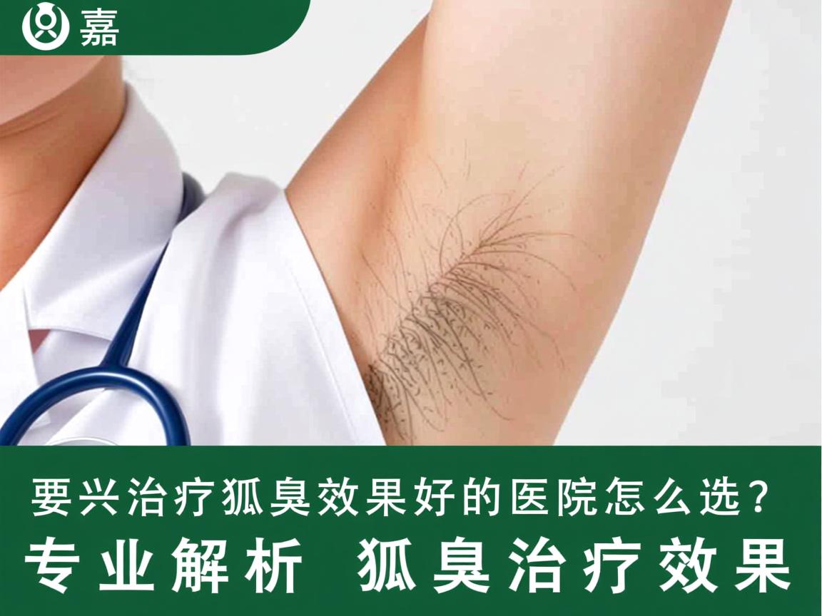 嘉兴治疗狐臭效果好的医院怎么选？专业解析狐臭治疗效果