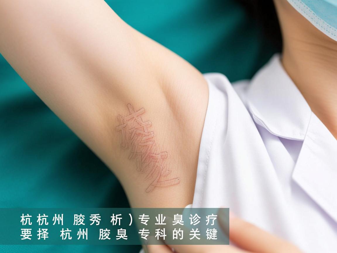 杭州腋秀解析，专业腋臭诊疗，选择杭州腋臭专科的关键