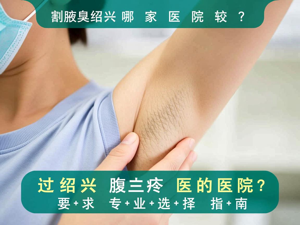 割腋臭绍兴哪家医院较好？绍兴腋臭医院专业选择指南