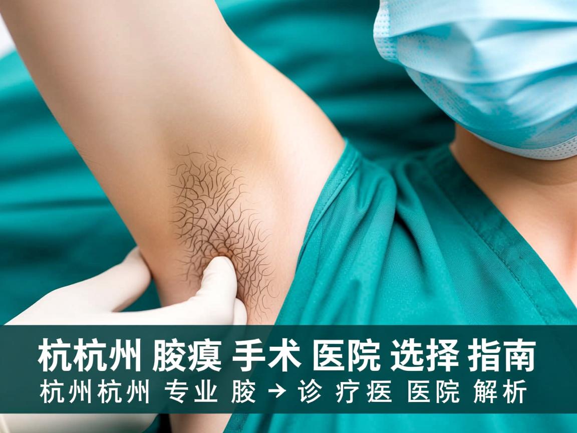 杭州腋臭手术医院选择指南,杭州专业腋臭诊疗医院解析 杭州腋臭手术医院选择指南,杭州专业腋臭诊疗医院解析