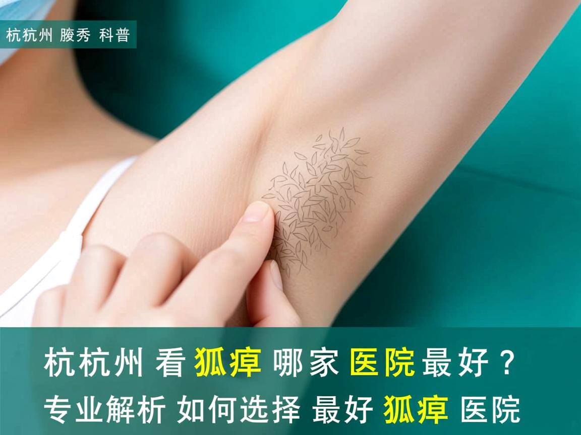杭州腋秀科普，杭州看狐臭哪家医院最好？专业解析如何选择最好狐臭医院