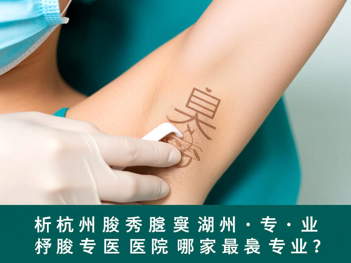 杭州腋秀解析，湖州专业腋臭医院哪家最专业？