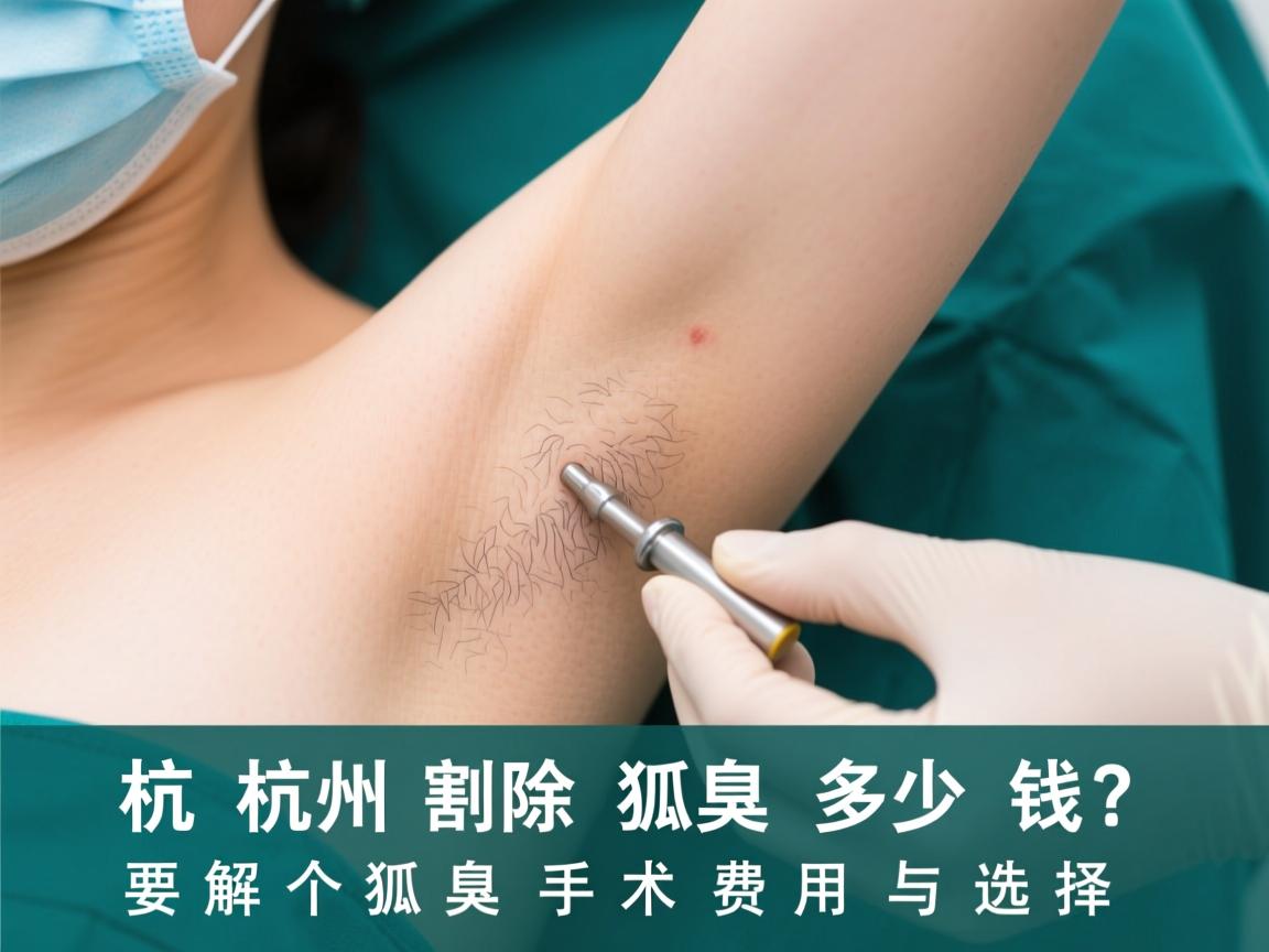 杭州割除狐臭多少钱？解析狐臭手术费用与选择