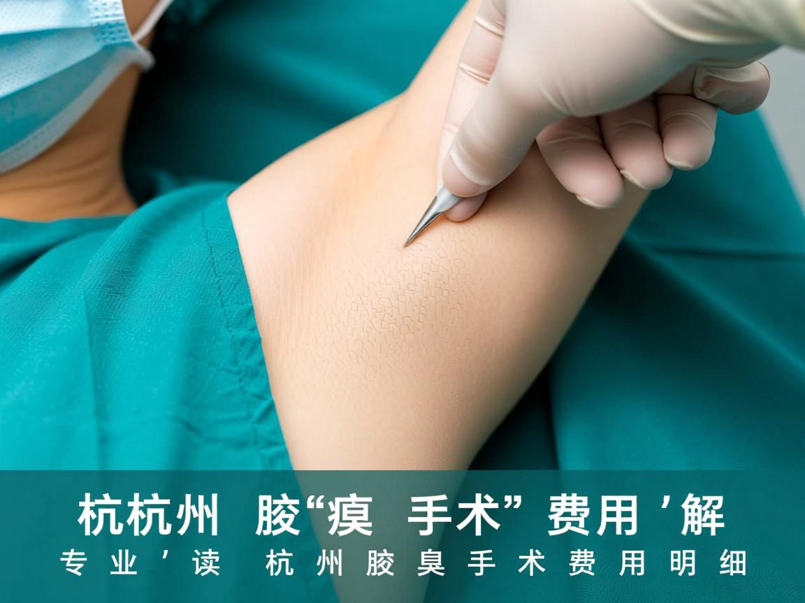 杭州腋臭手术费用解析，专业解读杭州腋臭手术费用明细