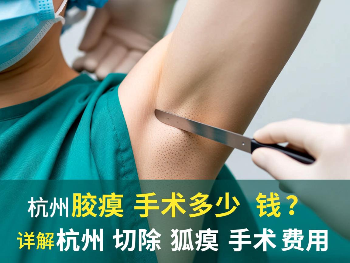 杭州腋臭手术多少钱？详解杭州切除狐臭手术费用