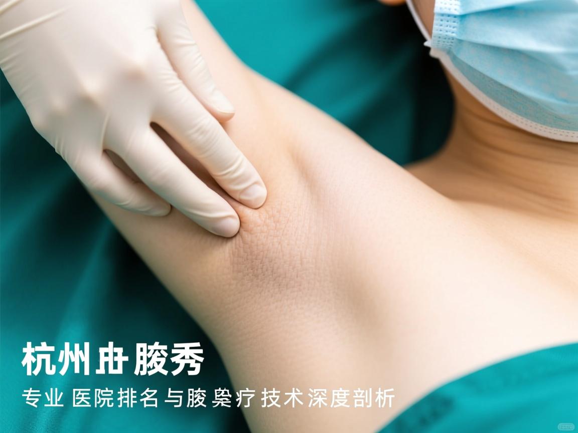 杭州腋秀解析，专业医院排名与腋臭治疗技术深度剖析