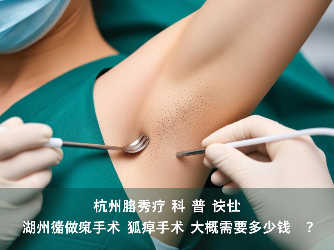 杭州腋秀科普，在湖州做狐臭手术，狐臭手术大概需要多少钱？