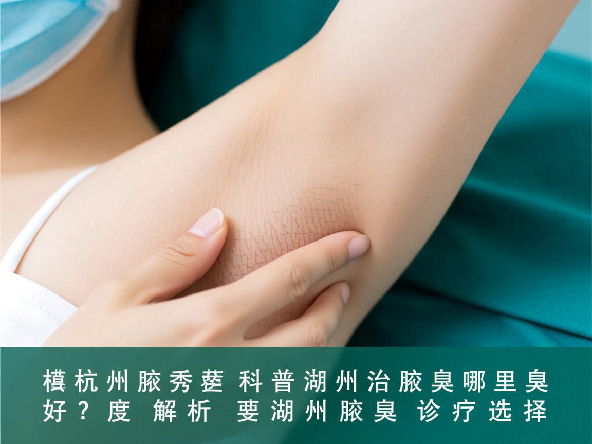 杭州腋秀科普，湖州治疗腋臭哪里好？深度解析湖州腋臭诊疗选择