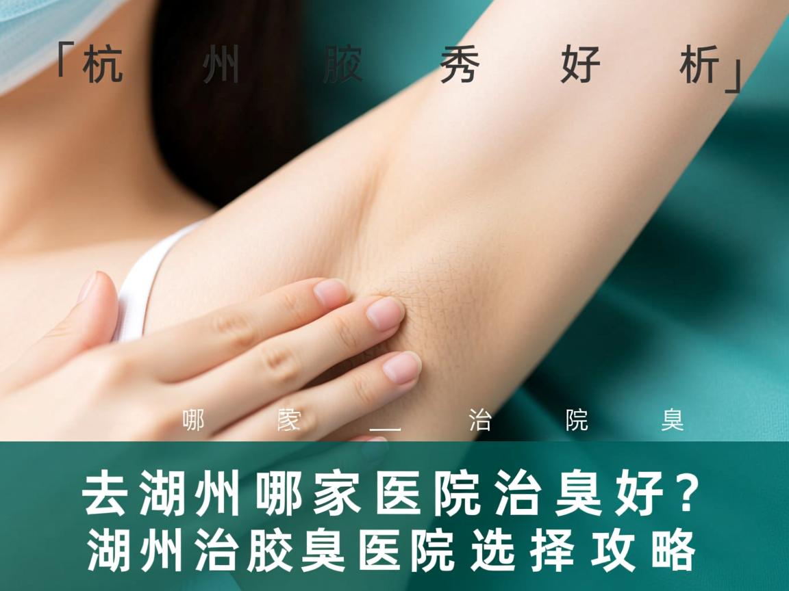杭州腋秀解析，去湖州哪家医院治腋臭好？湖州治腋臭医院选择攻略