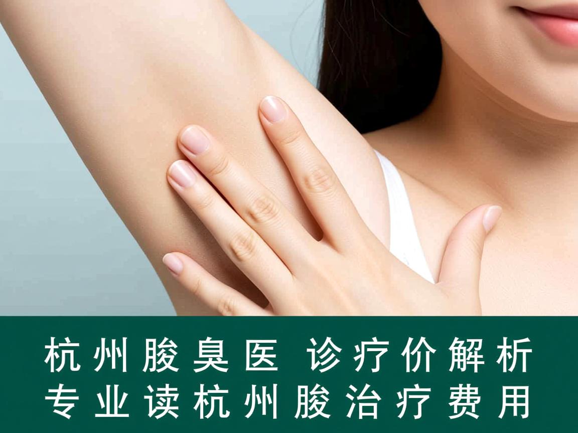 杭州腋臭诊疗价格解析，专业解读杭州腋臭治疗费用