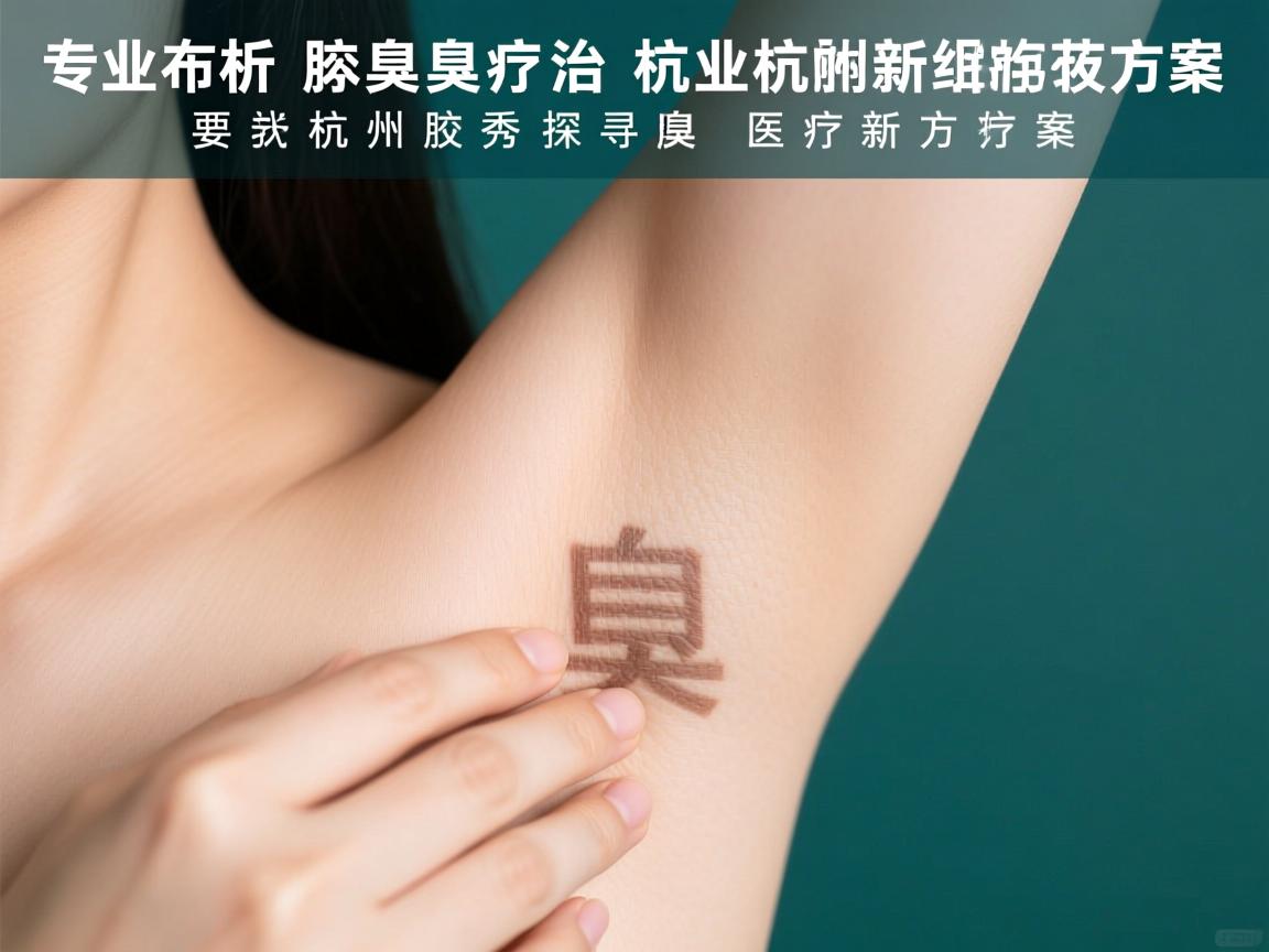 专业解析腋臭治疗，在杭州腋秀探寻腋臭医疗新方案